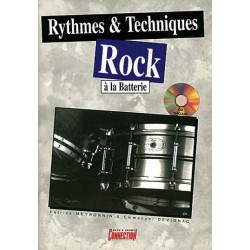 Rytmes et techniques rock à la batterie CD
