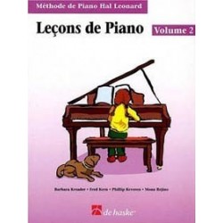 Leçons de piano HAL LEONARD 2