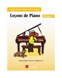Leçons de piano HAL LEONARD 3