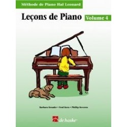 Leçons de piano HAL LEONARD 4