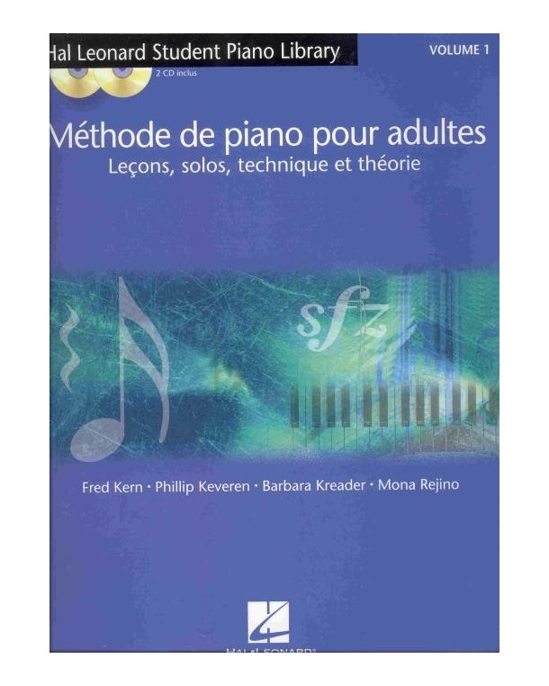 Méthode de piano adultes HAL LEONARD CD - Studiorock