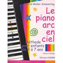 Le piano en arc en ciel 