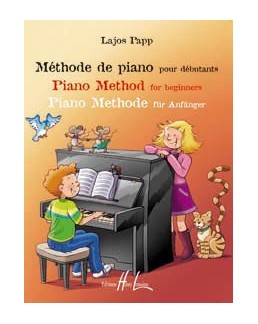 Méthode de piano pour débutants Lajos PAPP