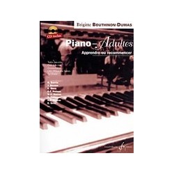 Piano pour adultes débutants BOUTHINON DUMAS