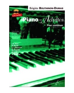 Piano pour adultes débutants vol 2 BOUTHINON DUMAS CD