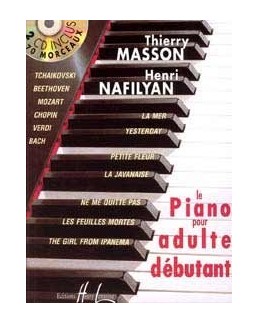 Le piano pour adultes débutant MASSON NAFILYAN 2 CD