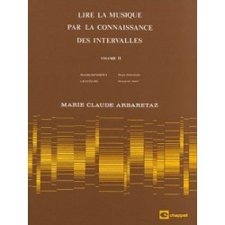 Lire la musique par la connaissance des intervalles ARBARETAZ vol 2