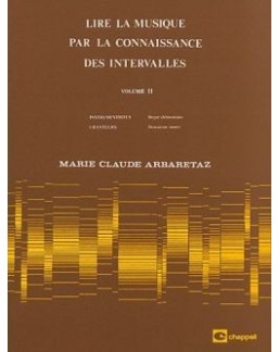 Lire la musique par la connaissance des intervalles ARBARETAZ vol 2