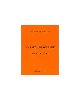 Le premier solfège BOURCIER vol 2 clé fa