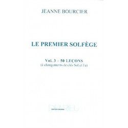 Le premier solfège BOURCIER vol 3 2 clés