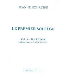 Le premier solfège BOURCIER vol 3 2 clés