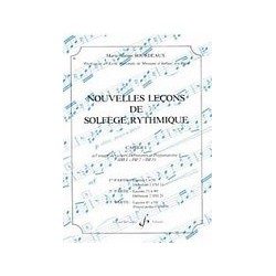 Nouvelles leçons de solfège rythmique BOURDEAUX vol 1
