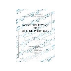 Nouvelles leçons de solfège rythmique BOURDEAUX vol 1