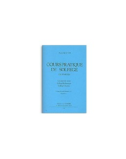 Cours pratique de solfège BOUTIN vol 1