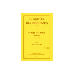 Le solfège des débutants CLASSENS vol 1