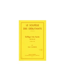 Le solfège des débutants CLASSENS vol 1