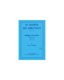 Le solfège des débutants  CLASSENS vol 2 clé sol