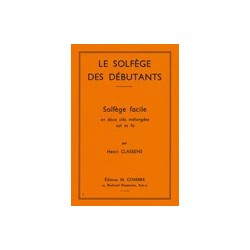 Le solfège des débutants CLASSENS clé sol et fa
