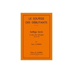 Le solfège des débutants CLASSENS clé sol et fa