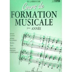 Cours de formation musicale LABROUSSE 3e année