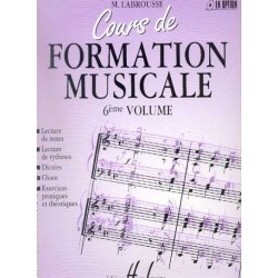 Cours de formation musicale LABROUSSE 6ème année