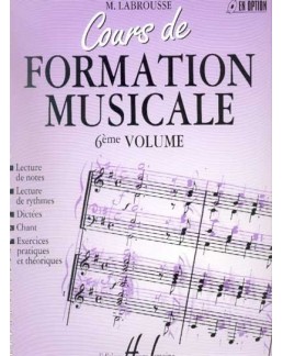 Cours de formation musicale LABROUSSE 6ème année