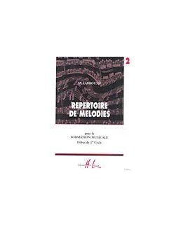 Répertoire de mélodies LABROUSSE vol 2