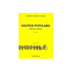 Solfège Populaire clé fa VAN DE VELDE