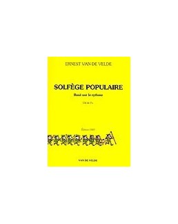 Solfège Populaire clé fa VAN DE VELDE