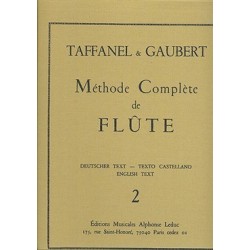 Méthode complète de flûte TAFFANEL & GAUBERT 2
