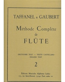 Méthode complète de flûte TAFFANEL & GAUBERT 2