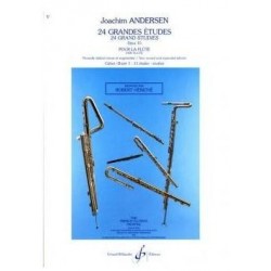 ANDERSEN 24 grandes études opus 15 vol 1