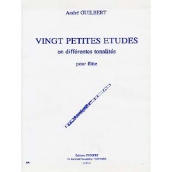 GUILBERT 20 petites études flûte