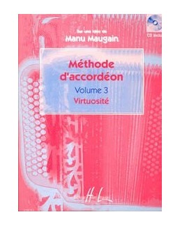 Méthode accordéon MAUGAIN vol 3 avec CD