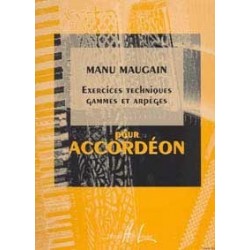 Exercices techniques et gammes accordéon MAUGAIN