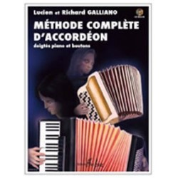 Méthode complète d'accordéon GALLIANO avec CD