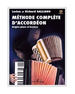 Méthode complète d'accordéon GALLIANO avec CD
