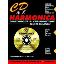 CD à l'harmonica diatonique et chromatique MILTEAU MARCH