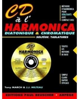 CD à l'harmonica diatonique et chromatique MILTEAU MARCH