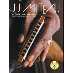 Méthode pour l'harmonica diatonique et chromatique MILTEAU avec CD