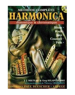 Méthode complète harmonica diatonique & chromatique MILTEAU  SZLAPCZYNSKI avec CD