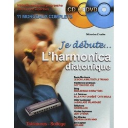 Je débute l'harmonica CHARLIER avec CD et DVD