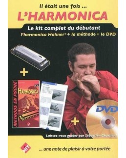 Kit débutant harmonica CHARLIER avec DVD
