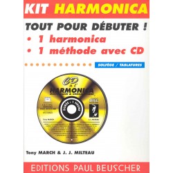 Kit CD à l'harmonica +  harmonica blues HOHNER