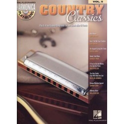 Harmonica play-along COUNTRY classics vol 5 avec CD