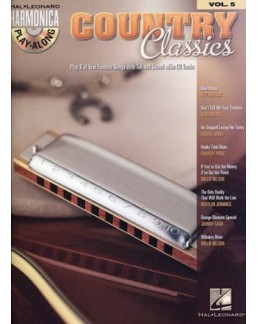 Harmonica play-along COUNTRY classics vol 5 avec CD