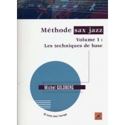 Méthode de jazz Michel GOLDBERG vol 1 avec CD (nouvelle édition)