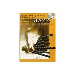 Jouez les grands thèmes du jazz PELLEGRINO vol 1 sax alto avec CD