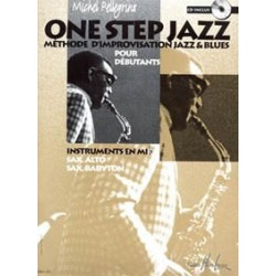 One step jazz PELLEGRINO sax alto avec CD 