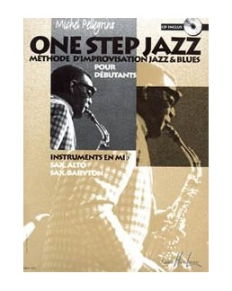 One step jazz PELLEGRINO sax alto avec CD 